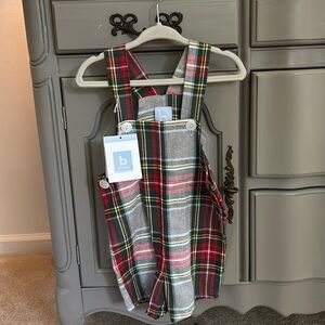 Bella Bliss tartan shortall 18M NWT